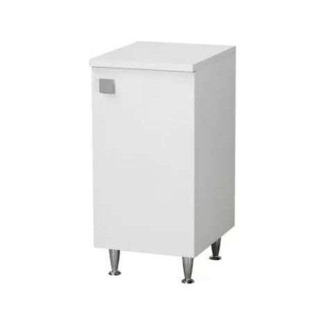 Mobile per cucina Bianco Frassinato 1 anta apertura sinistra Cm 40x50xH 83,5 - consegnato già montato (1/2)