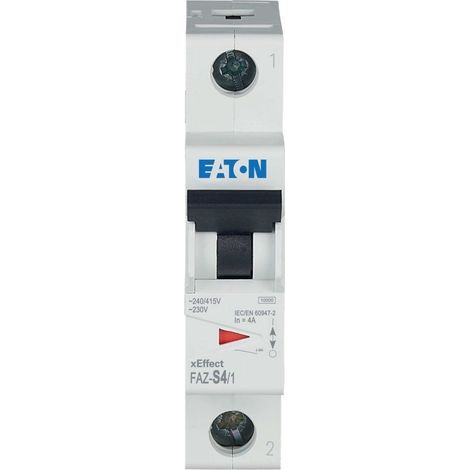 Eaton 278609 FAZ-S4/1 Leitungsschutzschalter     4 A  230 V/AC (1/4)