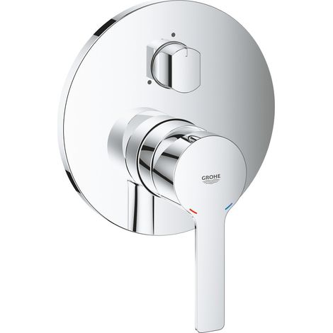 Miscelatore Doccia a Incasso Monocomando a 3 Vie con deviatore - GROHE - Leva in Metallo (1/3)