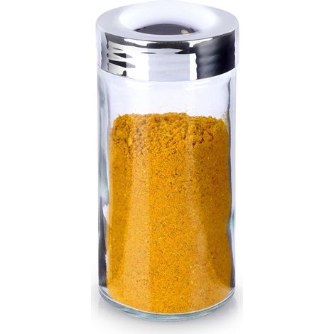 Recipiente para especias con colador, de vidrio, 80 ml