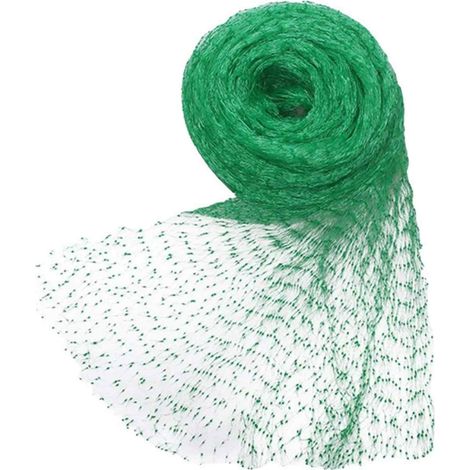 1 filet à gazon 2 x 10 m, mailles fines, polyéthylène haute densité, protection contre oiseaux et petits animaux, pour semis, légumes, fraisiers, arbres et bassins (1/5)