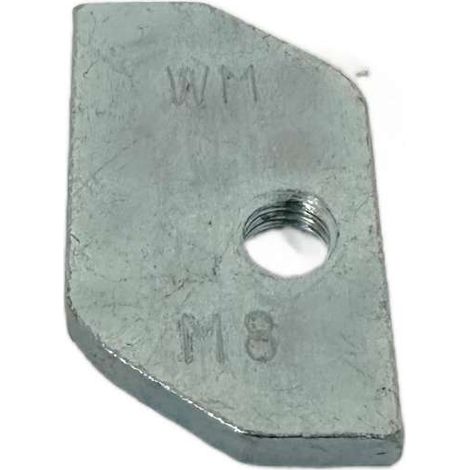 BIS Vierkantschiebemutter M8 verzinkt für C Schiene 6515008