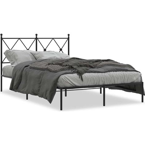 Maison Exclusive - Estructura cama sin colchón con cabecero metal (1/5)