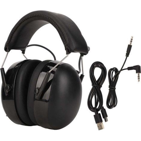 Bluetooth 5.0 Gehörschutzkopfhörer, geräuschunterdrückend, multifunktionaler elektronischer Kopfhörer, Ohrenschutz für Rasenmähen (1/5)
