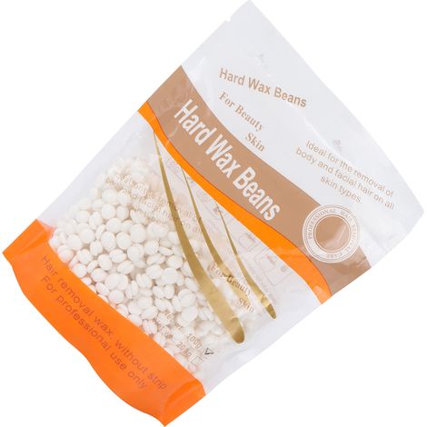 Cire dépilatoire en grains de lait blanc (100 g) pour le corps, épilation des poils fins, forte adhérence. (1/5)