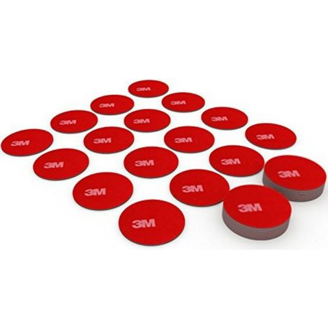 100 dischi di biadesivo in schiuma acrilica da 14mm 3M5952  VHB (1/5)