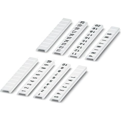 Tiras se帽alizaci贸n Zack planas PHOENIX CONTACT ZBF35LGS110