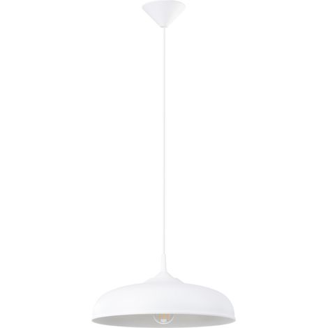 Suspension blanche métal ROSELA 1xE27 15W Pure Lume (1/5)