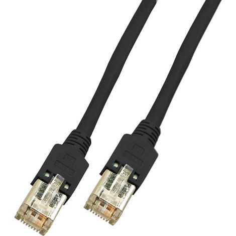 Câble réseau Cat 5e F/UTP 3M noir Draka - [1x RJ45 mâle - 1x RJ45 mâle] - K8072.3 R05257 (1/2)