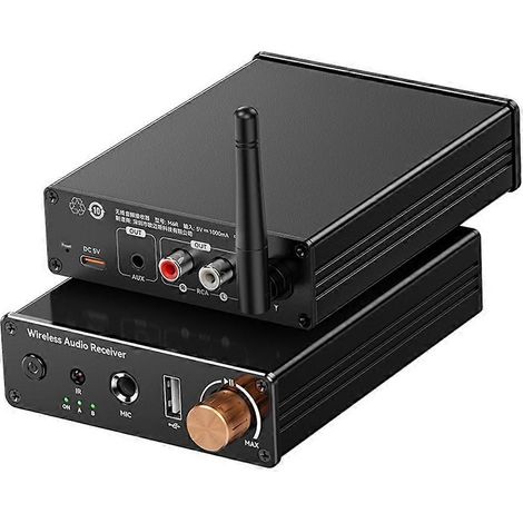 Bluetooth 6.0 Autoradio-Adapter, drahtloser Empfänger, USB-Stick-kompatibel, 6,5-mm-Ausgang für Karaoke, verstärkt Musik über Lautsprecher (1/5)