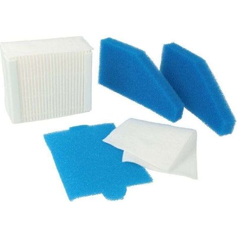 Filtre Aspirateur - Compatible Thomas Aqua+ Multi Clean X8 Parquet Aqua+ Pet Family Perfect Air Animal Pure - Lot de 5 Pièces - Référence 787241 787276 (1/4)
