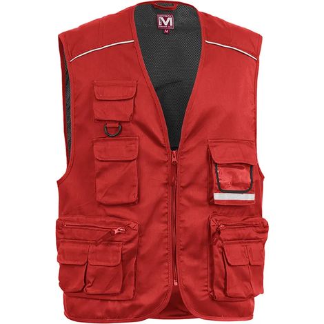 GILET POWER ROSSO