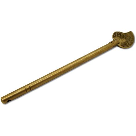 2 Pièces en Laiton Loquet de Porte Goupille de Verrouillage 11cm Forme de Feuille Style Rétro Armoire clé Loquet Boulon Goupille de Verrouillage pour Armoire de Ménage Porte (1/5)