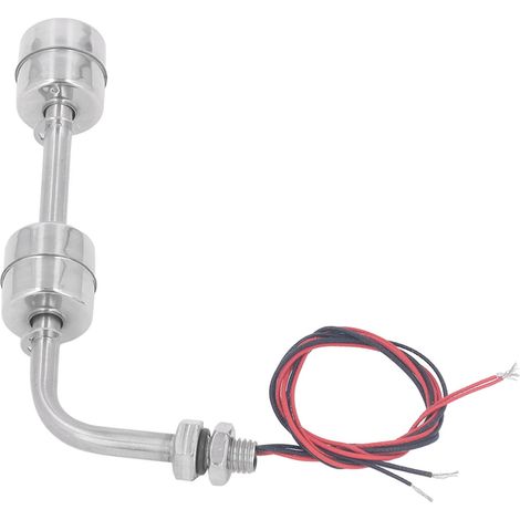 Wasserstandssensor aus Edelstahl, Schwimmerschalter für Poolpumpen, Aquarien, Teiche, AC/DC 0110V, Länge 150 mm (1/5)
