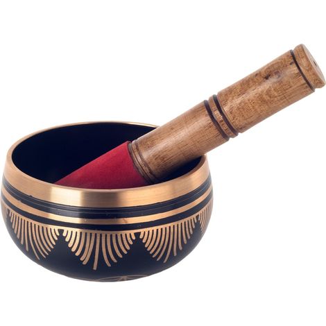Signes Grimalt Cuenco Tibetano Regalo Cuenco Tibetano Complementos Natura Dorado 11x11x7cm 37486