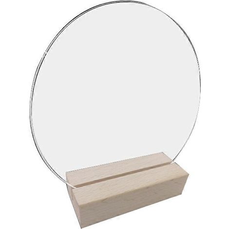 Panneaux de table de mariage avec base en bois, décoration de fête, panneau de numéro de réunion commerciale - BT053 (1/5)
