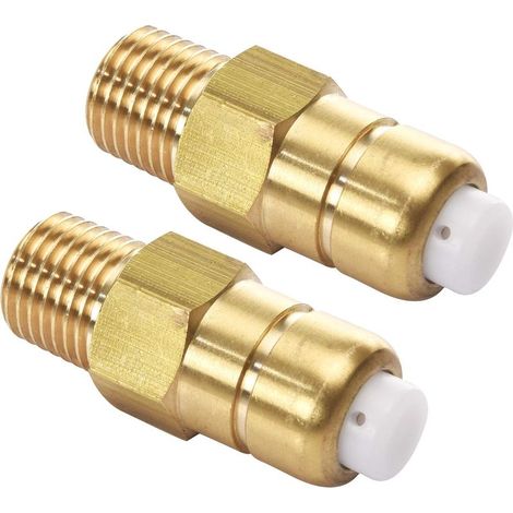 CCYKXAA (4×1×1cm) Lot de 2 soupapes de décharge thermique pour pompe de nettoyeur haute pression 1/4" NPT (1/4)