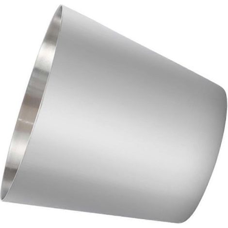 Gobelets isothermes en acier inoxydable argentés pour frites, 9,4 x 8,5 x 6,5 cm (1 pièce) (1/5)