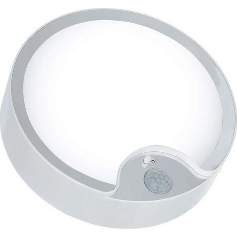 Plafonnier LED à Détecteur de Mouvement, Lampe de Plafond Intérieure Super Lumineuse à Piles, pour Grenier, Buanderie, Garage, Couloir, Escalier, 19cm 300LM Lumière du Jour (1/5)