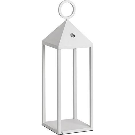 Picnic Lampe De Table Led Portable 2,2W Ip54 2700K Cri85 47Cm - Blanc - Groupe Rossini - Design En Aluminium Moulé Sous Pression (1/5)