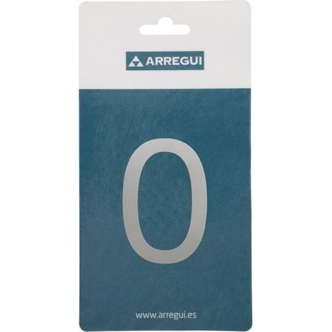 Numeri Civici Lettere Esterno in Rilievo Targhette Acciaio Inox Moderno Adesivi - Numero: 2
