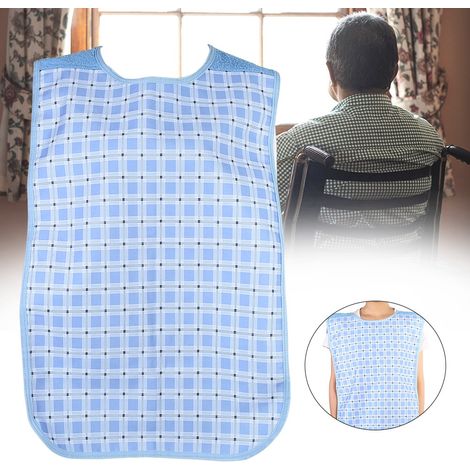 Bavoir Adulte Imperméable Extra Grand pour Manger, Lavable et Réutilisable (1/5)