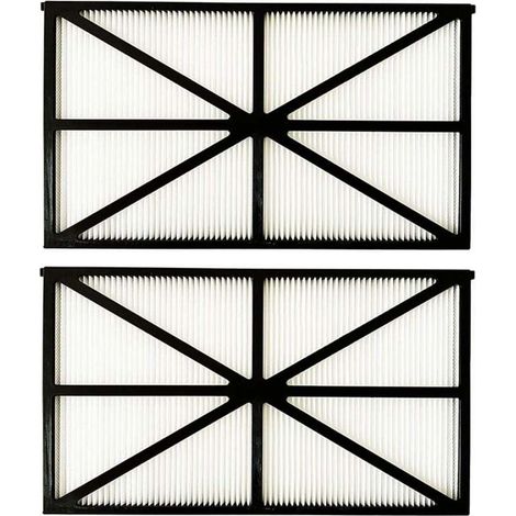 Lot de 4 Panneaux Filtres pour Robot Tiger Shark - RCX70101PAK2 - Noir