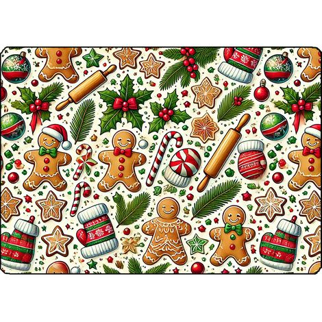 Planche à découper biscuits au pain d'épices 28.5 x 20 cm