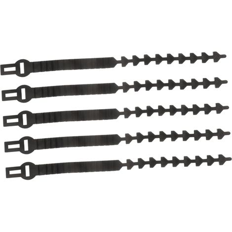 CCYKXA 5-teiliges Set flexibler Gummibaumstützbänder, robuste Bänder für Äste, Pflanzenstützen, Gartenbänder (1/5)