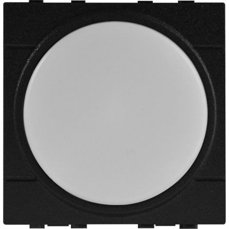 ETTROIT LED-Stufenleuchte, 2 Module, 220 V, 4000 K, mit Ein-/Ausschalter, kompatibel mit Bticino Living Black – LN0322