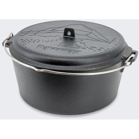 Dutch oven petromax essential ft9 finition assaisonnée couvercle multifonction (1/3)