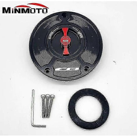 Gas Fuel Tank Cap Cover For Cb400 Cb500/s Cb 600f/900f Cb1000 Cb1100 Cb1300 St1300 Cbf600n/s Cbf1000/500( Black Red) (1/5)