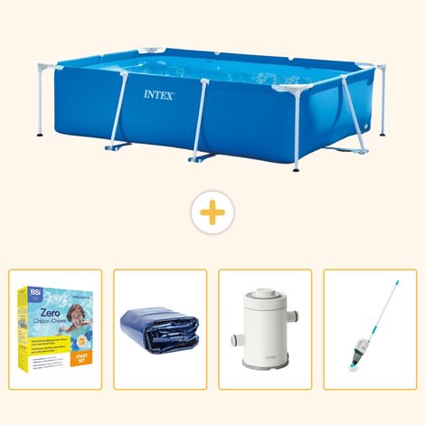 Intex Piscine Tubulaire Rectangulaire - 260x160x65 cm - 5-pièces S22 (1/5)