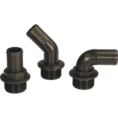 Raccordo portagomma Arag 45° con filetto maschio G 1 1/4" diametro 35mm
