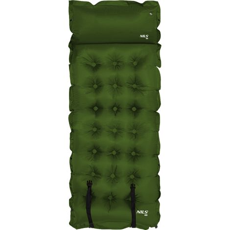 Colchoneta autoinflable NC4018 verde oscuro para campamento Nils (1/5)