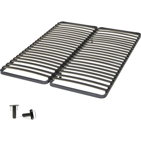 Sommier à lattes 2x70x190 Epsilon - 40 lattes bois - Fabrication française (1/6)