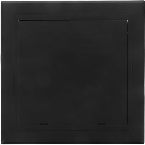 Panneau D'accès Mural Solide et Camouflage Élégant en Plastique Noir pour Plafond en Plaques de Plâtre pour Inspection Plomberie Salle de Bain (1/5)