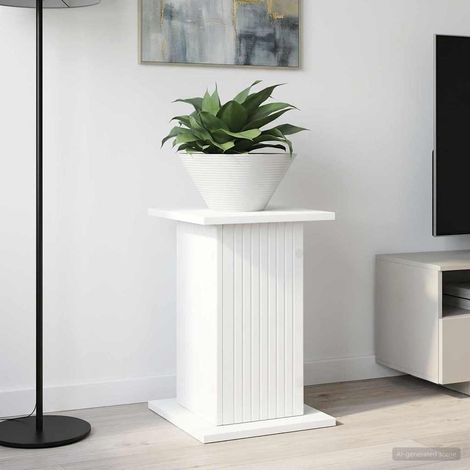 vidaXL Supporto per piante Bianco 30,5 x 30 x 43 cm