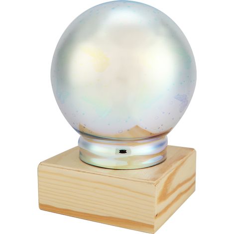 Lampe De Table En Verre Avec Effet Étoile 3D - Veilleuse LED À Changement De Couleur - Décoration Intérieure - USB - 1 Pièce (1/5)