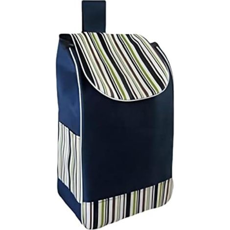 Sac à provisions en Tissu Oxford, Sac de Remplacement Pliable pour Chariot, Sac à provisions de Remplacement Pliable imperméable pour Chariot d'achat (Bleu) (1/5)