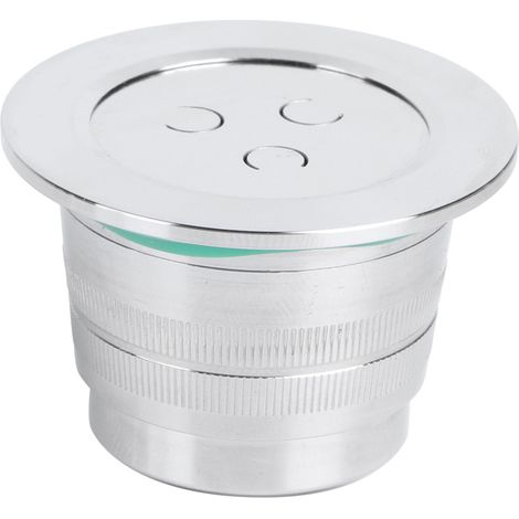 Kit de capsules de café réutilisables en acier inoxydable, compatible avec les machines à café Nespresso (filetage). (1/5)