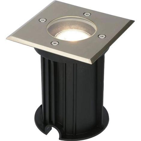 Spot de sol encastrable LED Hoftronic 4W 345lm 4000K IP67 acier inoxydable dimmable GU10 (1/5)