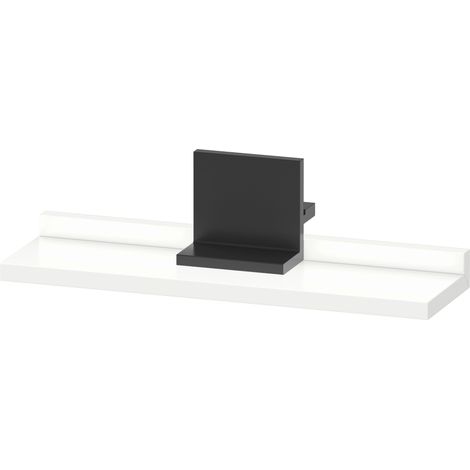 Duravit Sivida Ablage, Halterung Diamantschwarz Matt, (1/4)