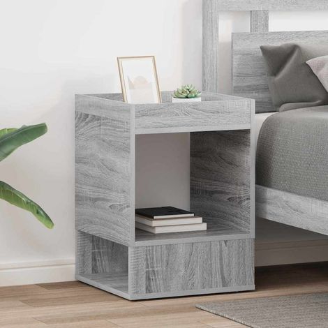 Beistelltisch 2 pcs Graues Sonoma 40 x 40 x 56 cm Holzwerkstoff