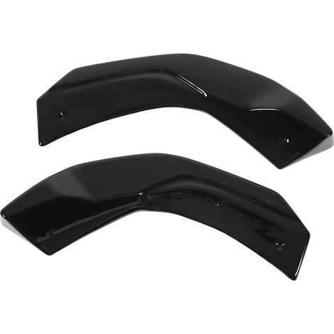Paire de déflecteurs latéraux de pare-chocs arrière gauche et droit noir brillant pour Mercedes Classe A W177 A35 A45 AMG-Line Berline (1/5)