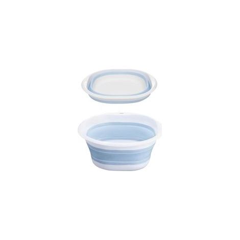Grand Lavabo Pliable Portable en Plastique - JINFGERNE - Idéal pour Voyage, Usage Domestique et Bébé - Compact et Facile à Nettoyer