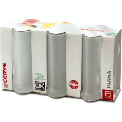Set 6 Bicchieri Liquore Vodka in Vetro Satinato Freezer Cerve