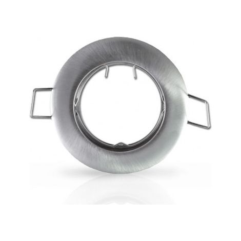 Soporte Foco LED Empotrable Plata Ø78mm - perforación Ø58mm (1/2)