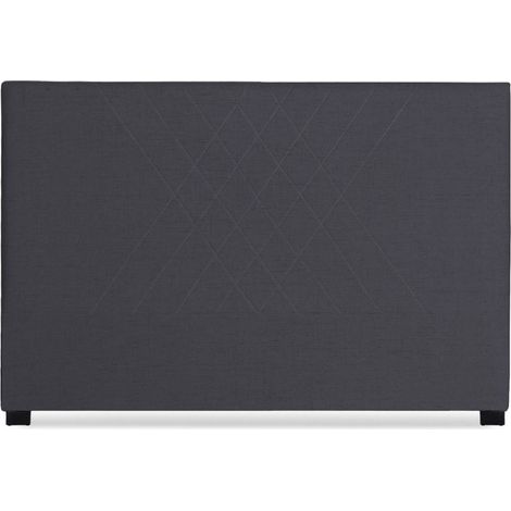 Tête de Lit en Tissu "Jones" 180cm Gris Foncé