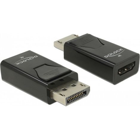Delock 66234 DisplayPort / HDMI Adaptateur [1x DisplayPort mâle - 1x HDMI femelle] noir 0.00 m (1/2)